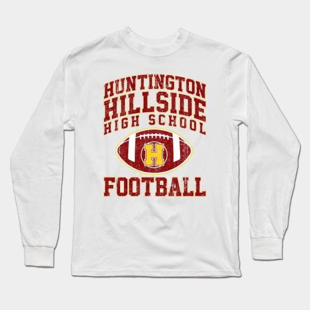 Huntington Hillside High School Football (Variant) Long Sleeve T-Shirt by huckblade